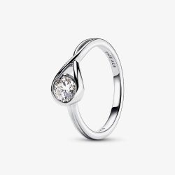 PANDORA Silver Infinite 0.50ct Lab Grown Diamond Ring 199445C01