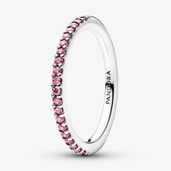 PANDORA Sparkling Pink Band Ring 192999C02
