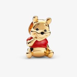 PANDORA Disney 14ct Gold Plated Winnie The Pooh Charm 762212C01