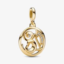 PANDORA ME 14ct Yellow Gold Plated Cubic Zirconia The Elements Medallion Charm 762318C01