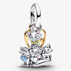 PANDORA Disney Two Tone Aristocats Mum Dangle Charm 764465C01