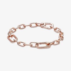 PANDORA ME 14ct Rose Gold Small Link Chain Bracelet 589662C00