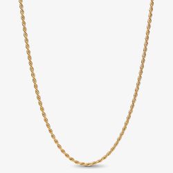 PANDORA 14ct Gold-Plated Rope Chain 364687C00-70
