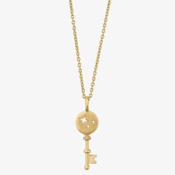 byBiehl Gold Plated Unlock Miracles Necklace 3-2605A-GP-45