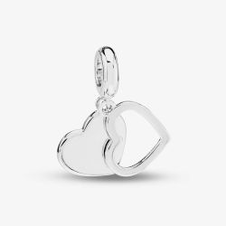Rosa Lea Two Hearts Dangle Charm AM-2THB012204