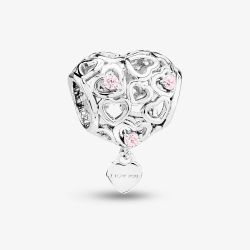 Rosa Lea I Love You Heart Charm AM-2THB007604