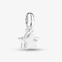 Rosa Lea Double Stars Dangle Charm AM-2THB002904