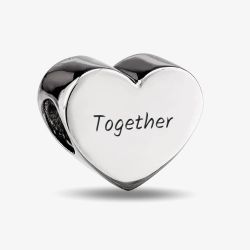Rosa Lea Together Heart Charm AM-2THB001704