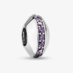 Rosa Lea Purple Thin Line Charm AM-2THB003504-Purple