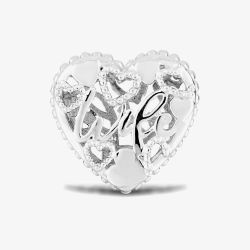 Rosa Lea Wife Heart Charm AM-2THB023004
