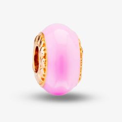 Rosa Lea Pink Enamel Charm AM-2THB003906-Pink