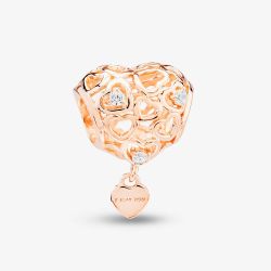 Rosa Lea I Love You Heart Charm AM-2THB007606