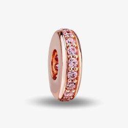 Rosa Lea Pink Spacer Charm AM-2THB003206-Pink