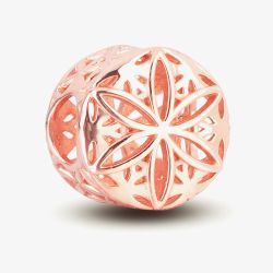 Rosa Lea Openwork Flower Charm AM-2THB014506