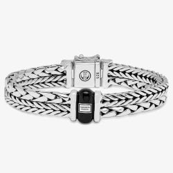 Buddha To Buddha Barbara Two Row Silver Bracelet 105 F