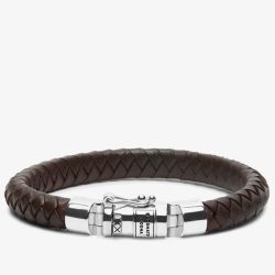 Buddha To Buddha Brown Leather Bracelet 180BR F (21CM)