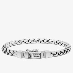 Buddha To Buddha George Xs Silver Braided Bracelet J809 E (19CM)