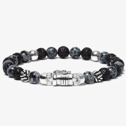 Buddha To Buddha Spirit Bead Mini Snowflake Bracelet 189SN F (21CM)