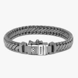 Buddha To Buddha Ben Xs Black Rhodium Shine Silver Bracelet J070BR SS F (21CM)