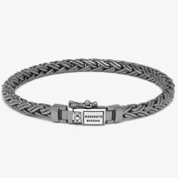 Buddha To Buddha Katja Xs Black Rhodium Shine Silver Bracelet J170BR SS F (21CM)