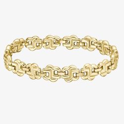 BOSS Ladies Gold Double B Strand Bracelet 1580741