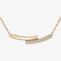 BOSS Saya Gold-Tone Double Bar Necklace 1580280
