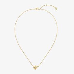 BOSS Live Precious Gold Plated Circle Link Pendant Necklace 1580755