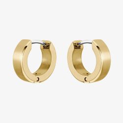 BOSS Odell Gold Tone Small Hoop Earrings 1580655
