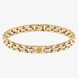 BOSS Archer Yellow Gold Tone Plated Stainless Steel Link Bracelet 1580889