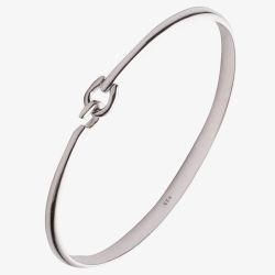 Lauren Ralph Lauren Silver Plain Bangle 60542804-G03