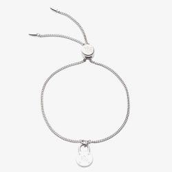 Lauren Ralph Lauren Silver Padlock Toggle Bracelet 60542939-G03