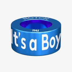 Notch Celebration It's A Boy Blue Charm 00047-DB