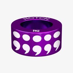 Notch Positivity Semi Colons Purple Charm 00132-PU
