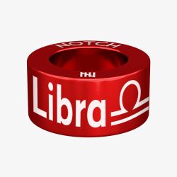 Notch Zodiac Libra Red Charm 00139-RE