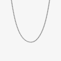 Steel & Barnett Helix Stainless Steel Thin Twisted Rope Chain N-HEL01