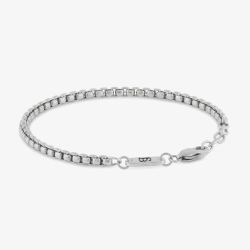 Steel & Barnett Stainless Steel Box Link Bracelet B-BOX01