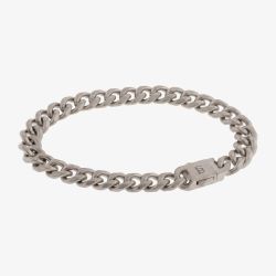Steel & Barnett Valence Vic Stainless Steel Cuban Link Chain Bracelet SSTBVV/002