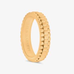 Steel & Barnett Nova 18ct Yellow Gold Plated Watch Link Ring R-NOV03