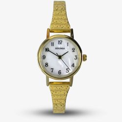 Sekonda Easy Reader Gold Plated Expandable Watch 4677