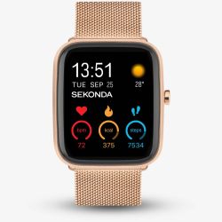 Sekonda Motion Plus Rose Gold Mesh Smart Watch 30220