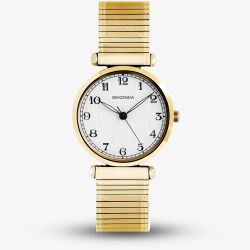 Sekonda Ladies Easy Reader Gold Expandable Watch 40438