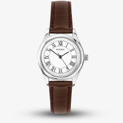 Sekonda Ladies Evans Brown Leather Strap Watch 40685