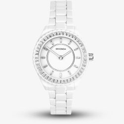 Sekonda Ladies Margot White Alloy Watch 40687