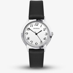 Sekonda Ladies Black Leather Strap Watch 2692