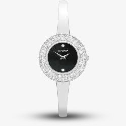 Sekonda Ladies Radiance Black Mother Of Pearl Dial Watch 40630