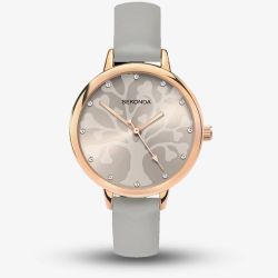 Sekonda Classic Rose Gold Plated Tree Of Life Watch 2649