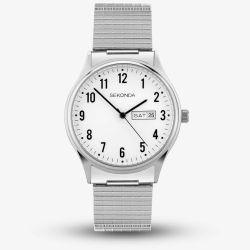Sekonda Easy Reader Silver Expandable Watch 30122