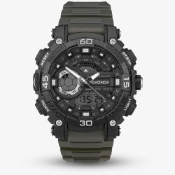 Sekonda Malvern Dark Grey Rubber Digital Watch 30168