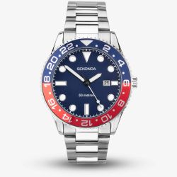 Sekonda Dive Ocean Blue & Red Watch 30196