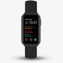 Sekonda Track Black Rubber Strap Smart Watch 30171